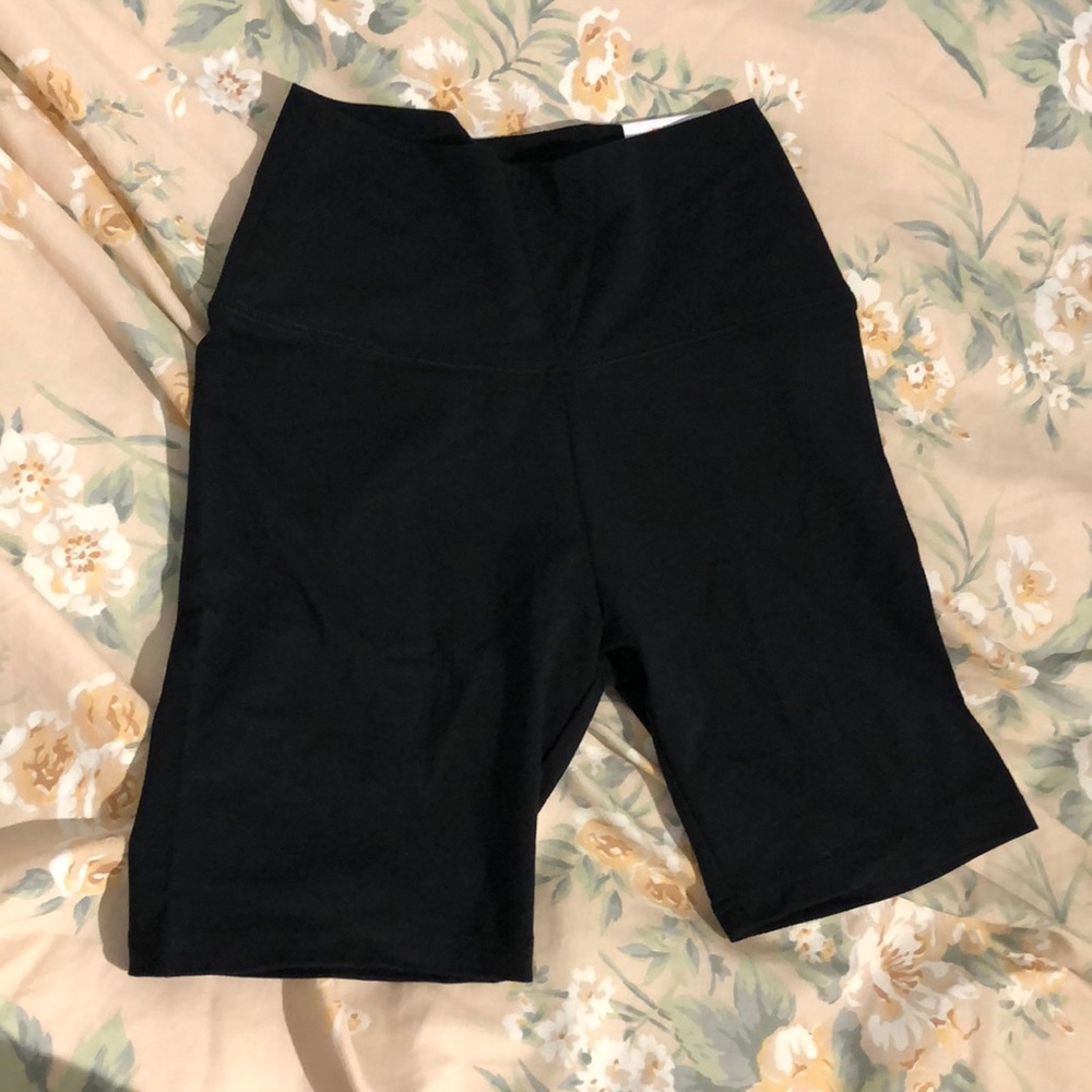 Aerie high rise bike shorts